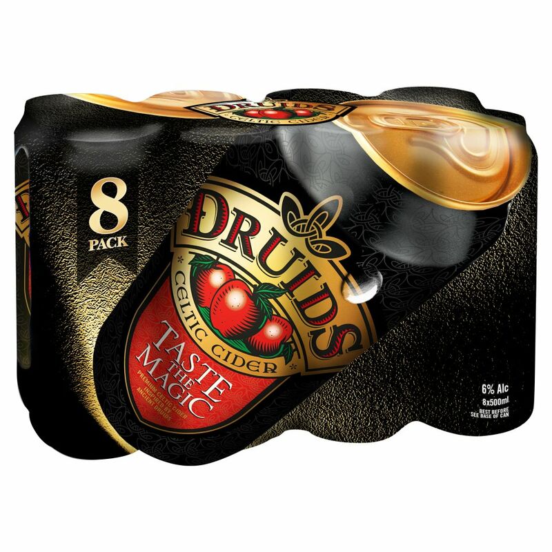 Druids Premium Celtic Cider 8 x 500ml Cans