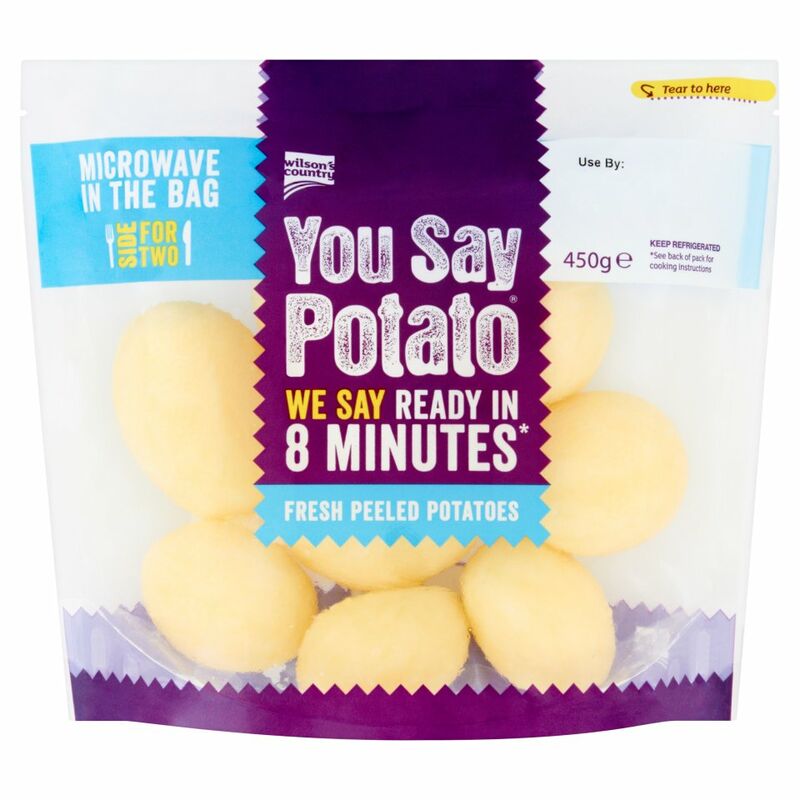 Wilson's Country You Say Potato Fresh Peeled Potatoes 450g