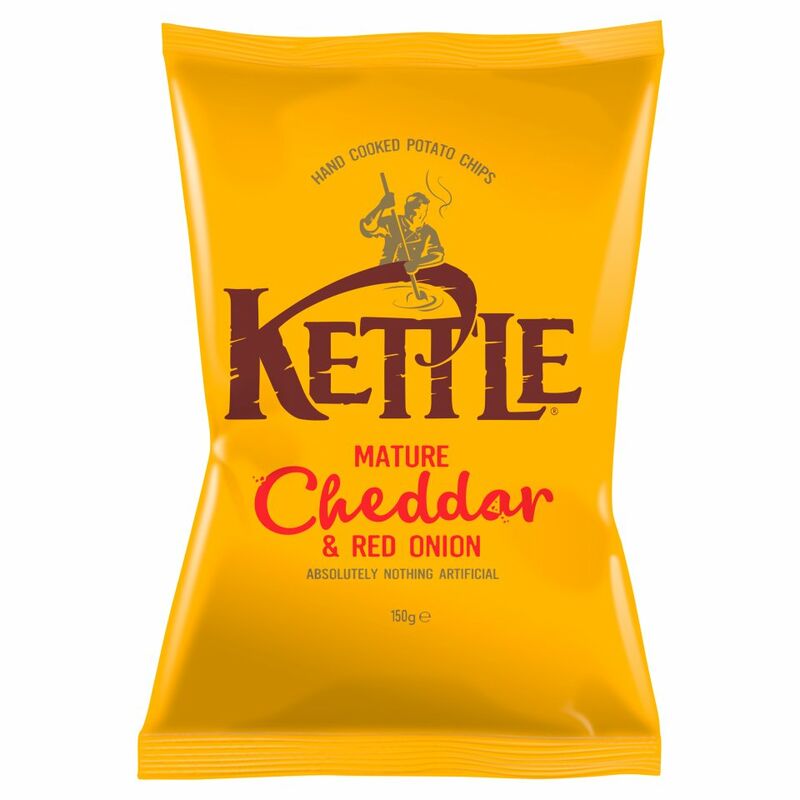 KETTLE® Mature Cheddar & Red Onion 150g KETTLE® Mature Cheddar & Red Onion 150g