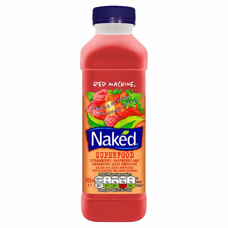 Naked Red Machine Strawberry Smoothie 450ml Naked Red Machine Strawberry Smoothie 450ml