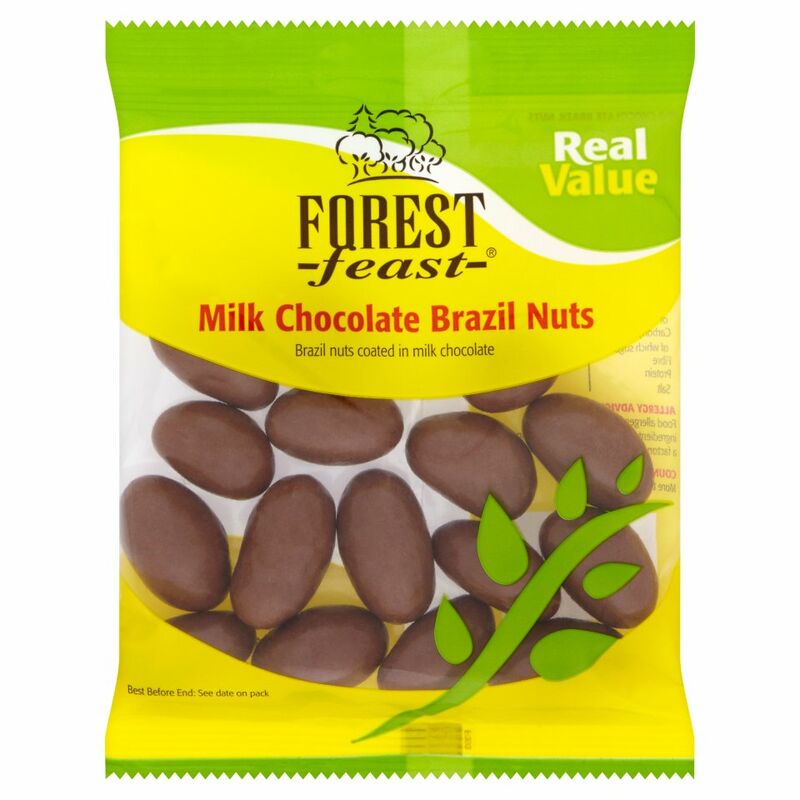 Forest Feast Real Value Milk Chocolate Brazil Nuts 150g