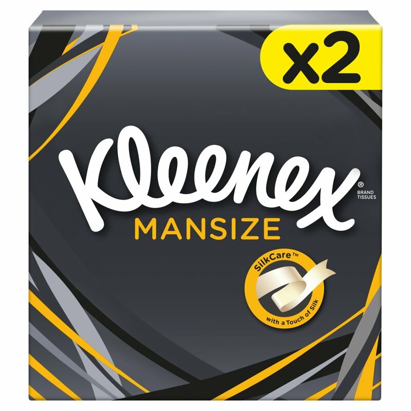 Kleenex® Mansize Compact Tissues Twin Box Kleenex® Mansize Compact Tissues Twin Box