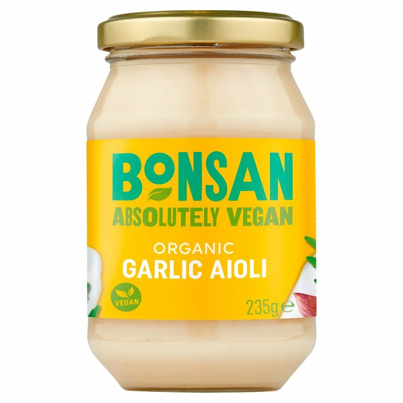 Bonsan Absolutely Vegan Organic Garlic Aioli 235g Bonsan Absolutely Vegan Organic Garlic Aioli 235g