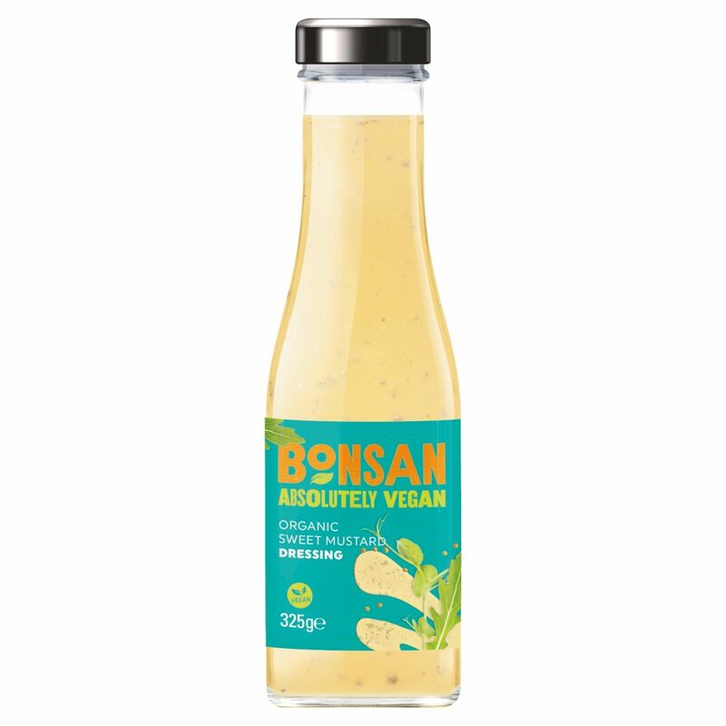 Bonsan Absolutely Vegan Organic Sweet Mustard Dressing 325g Bonsan Absolutely Vegan Organic Sweet Mustard Dressing 325g