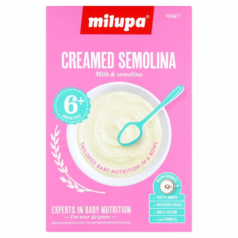 Milupa Creamed Semolina 6+ Months 125g