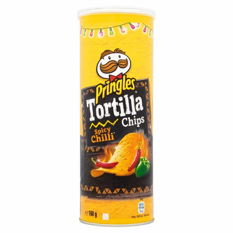 Pringles Tortilla Chips Spicy Chilli 160g