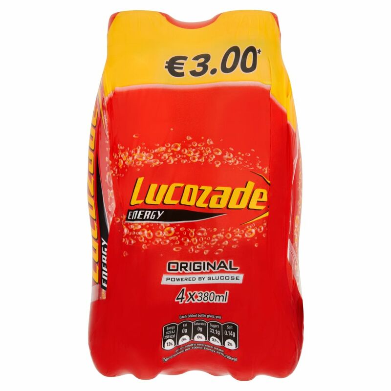 Lucozade Energy Original 4 x 380ml