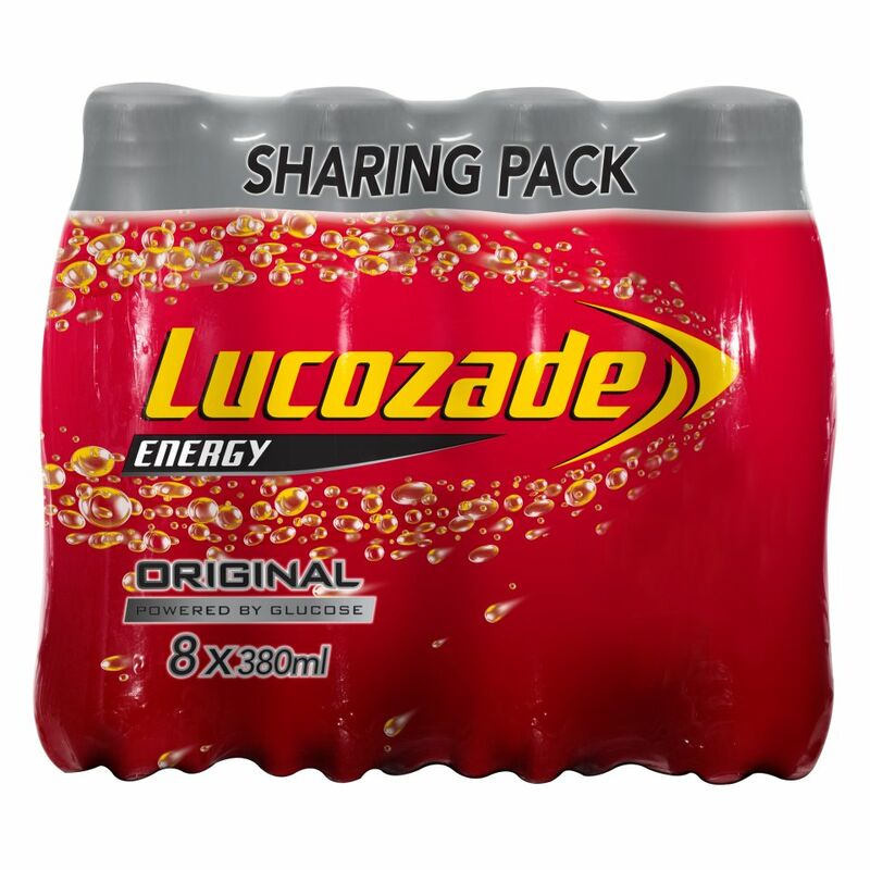 Lucozade Energy Original 8 x 380ml Lucozade Energy Original 8 x 380ml