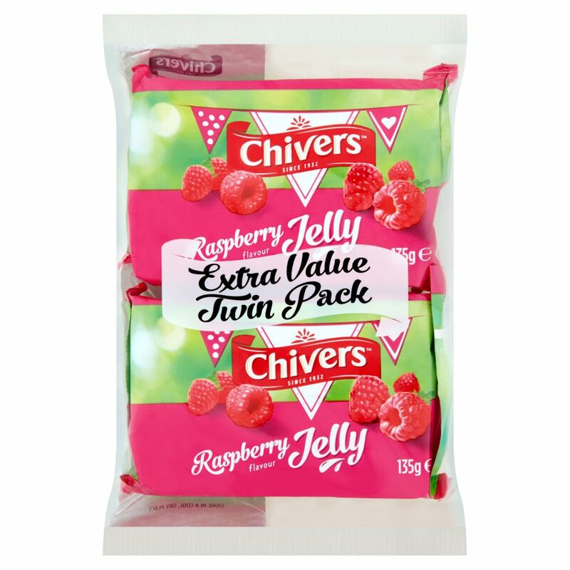 Chivers Raspberry Flavour Jelly 2 x 135g