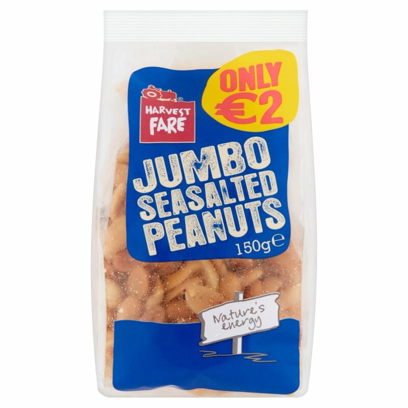 Harvest Fare Jumbo Seasalted Peanuts 150g