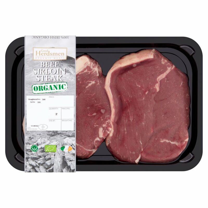 Good Herdsmen Organic Beef Sirloin Steak 440g