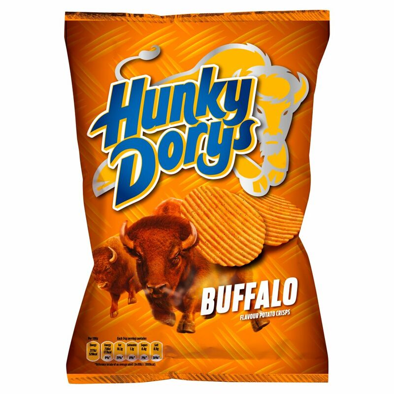Hunky Dorys Buffalo Flavour Potato Crisps 135g