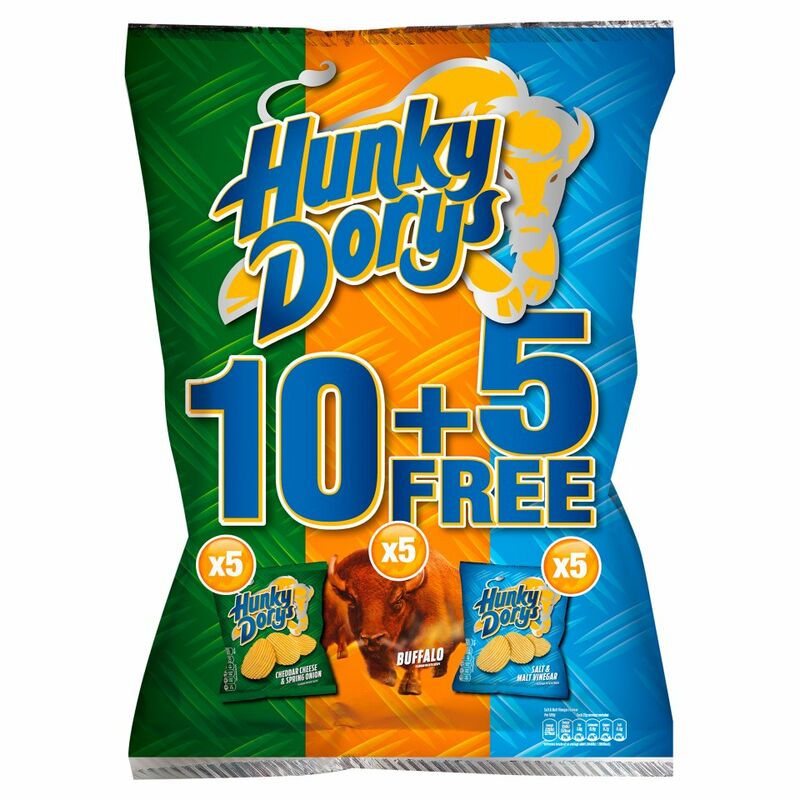 Hunky Dorys Variety Pack 15 x 25g Hunky Dorys Variety Pack 15 x 25g