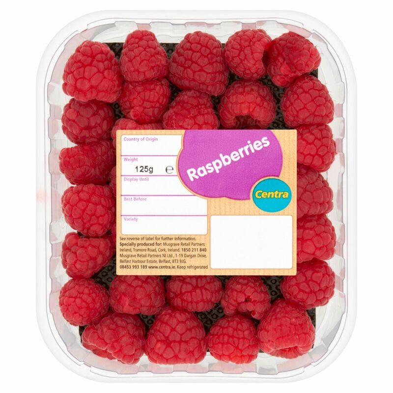 Centra Raspberries 125g
