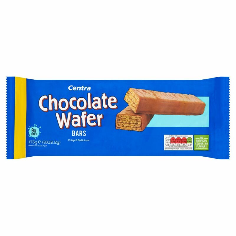 Centra Chocolate Wafer Bars 9 x 19.2g (173g)