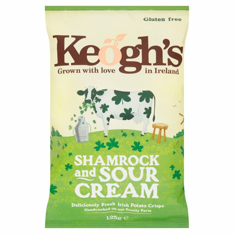 Keogh's Shamrock and Sour Cream 125g