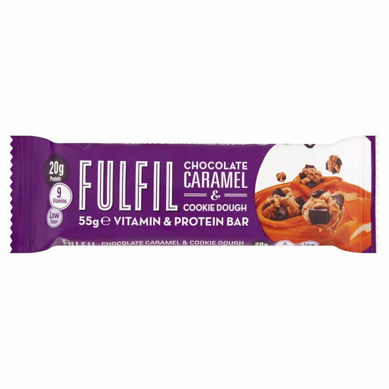 Fulfil Chocolate Caramel & Cookie Dough Vitamin & Protein Bar 55g