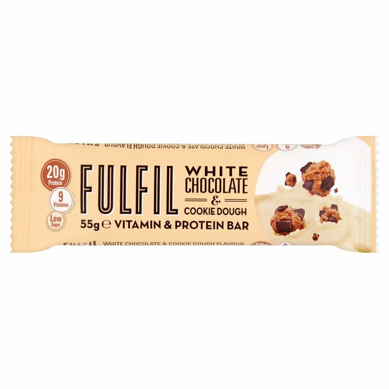 Fulfil White Chocolate & Cookie Dough Vitamin & Protein Bar 55g