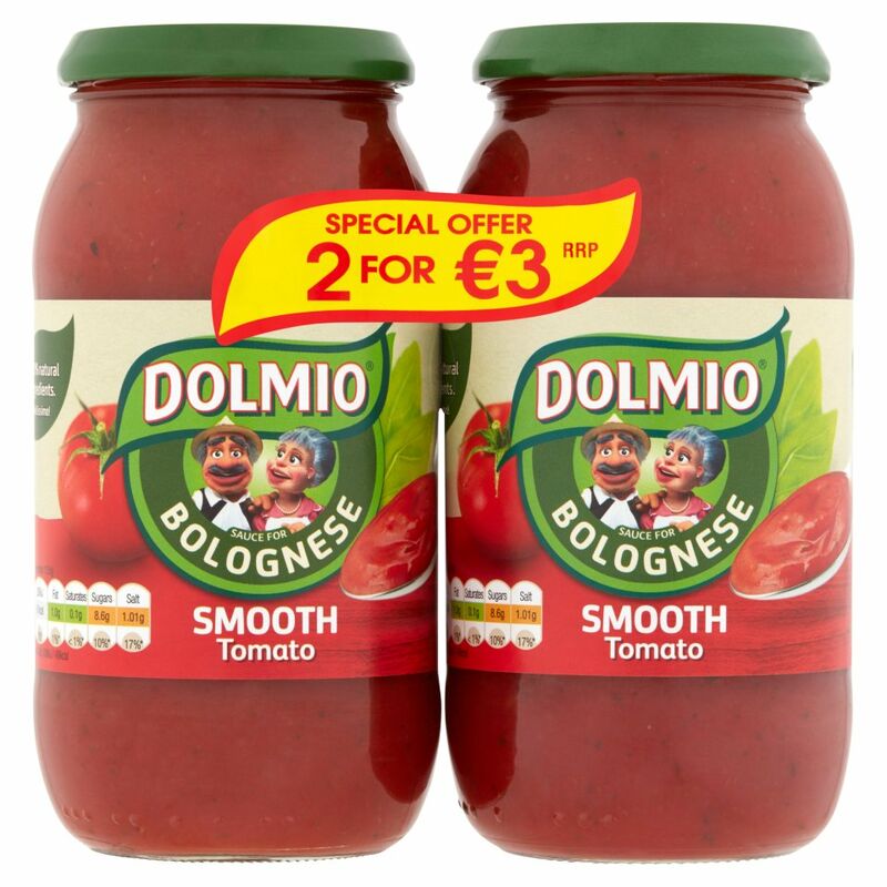 DOLMIO® Sauce for Bolognese Smooth Tomato 2 x 500g