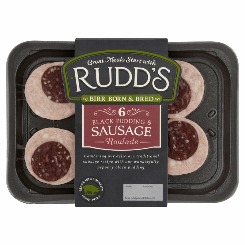 Rudd's 6 Black Pudding & Sausage Roulade 240g