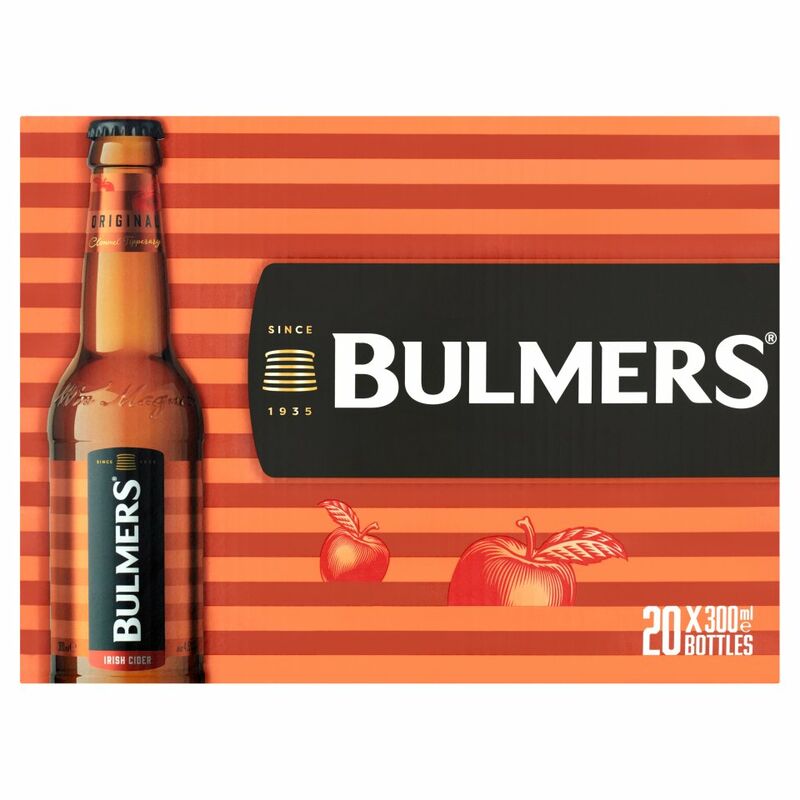 Bulmers Original Irish Cider 20 x 300ml Bulmers Original Irish Cider 20 x 300ml