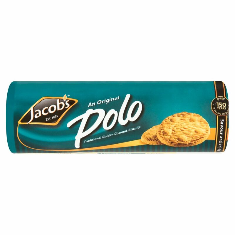 Jacob's An Original Polo Traditional Golden Coconut Biscuits 200g Jacob's An Original Polo Traditional Golden Coconut Biscuits 200g