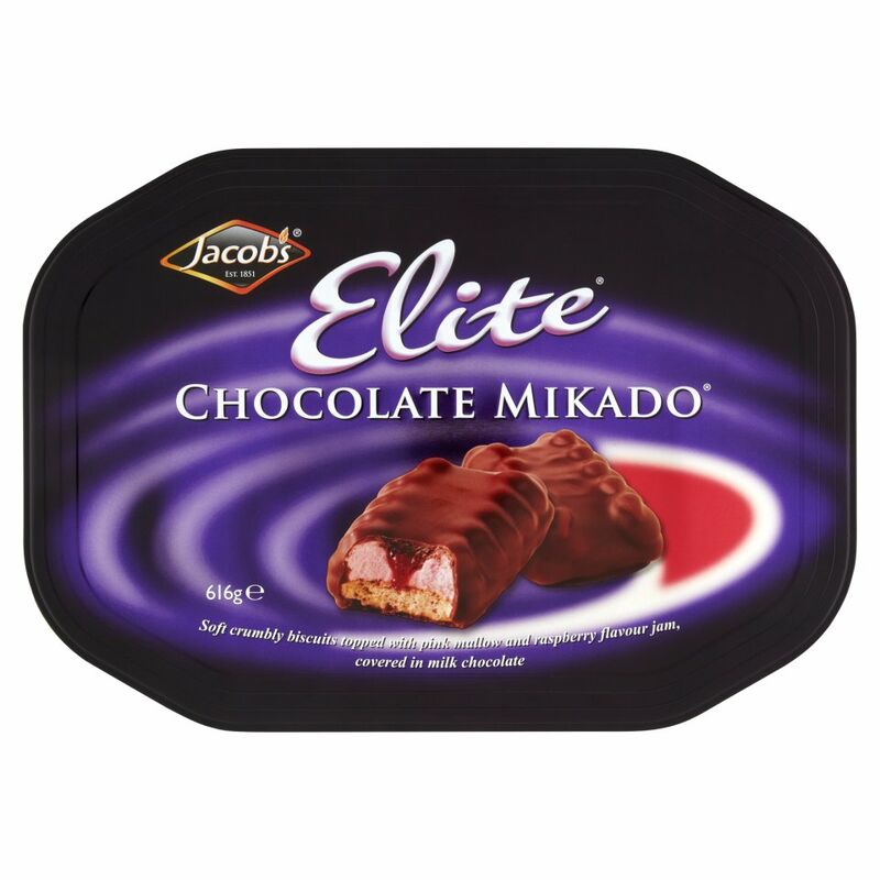 Jacob's Elite Chocolate Mikado 616g Jacob's Elite Chocolate Mikado 616g