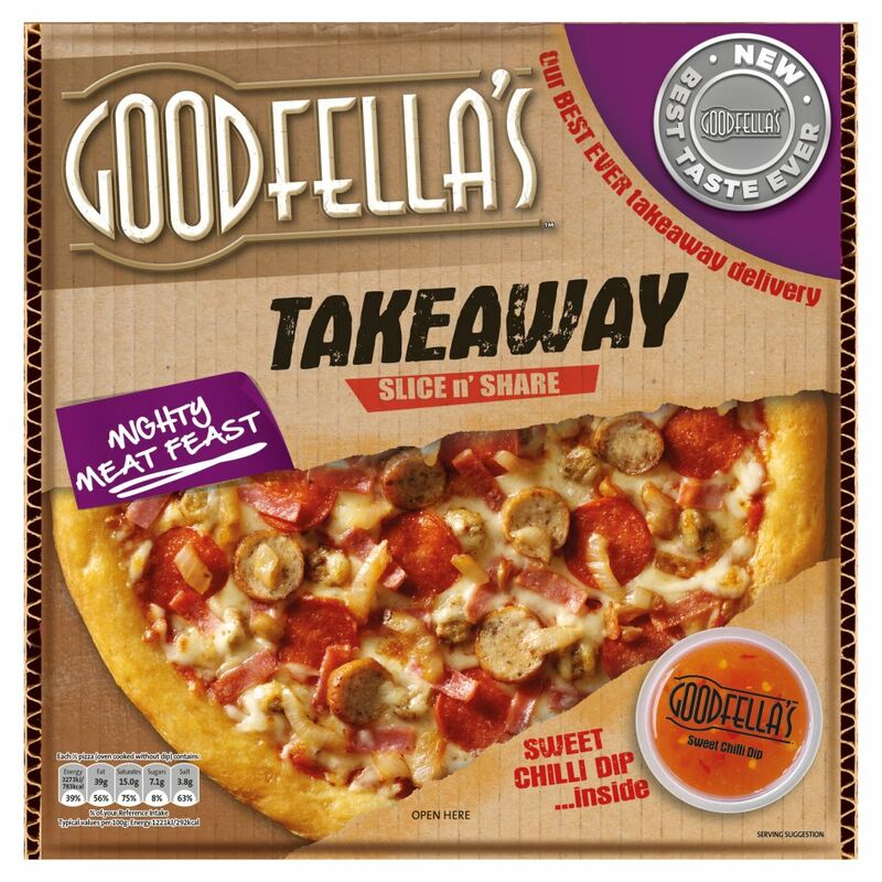 Goodfella's Takeaway Slice n' Share Mighty Meat Feast 596g Goodfella's Takeaway Slice n' Share Mighty Meat Feast 596g