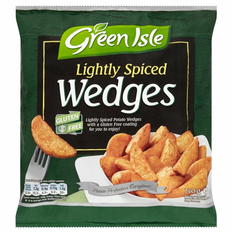 Green Isle Lightly Spiced Wedges 750g