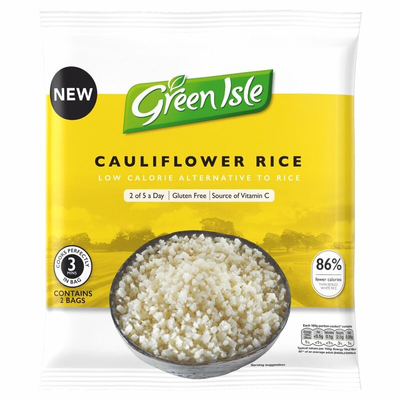 Green Isle Cauliflower Rice 2 x 160g (320g) Green Isle Cauliflower Rice 2 x 160g (320g)