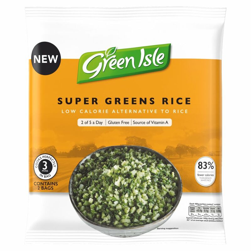 Green Isle Super Greens Rice 2 x 160g (320g) Green Isle Super Greens Rice 2 x 160g (320g)