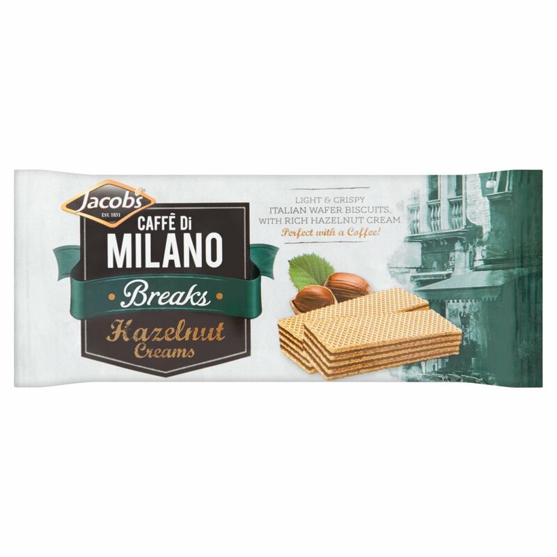 Jacob's Caffé Di Milano Breaks Hazelnut Creams 45g