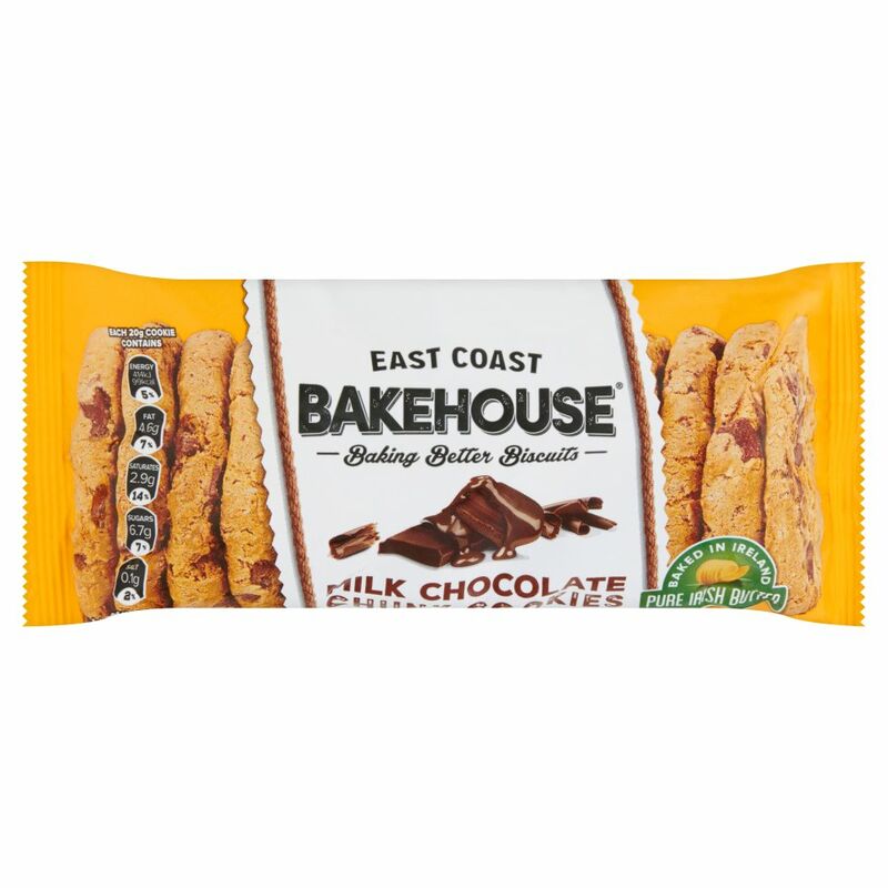 East Coast Bakehouse Milk Chocolate Chunk Cookies 160g East Coast Bakehouse Milk Chocolate Chunk Cookies 160g