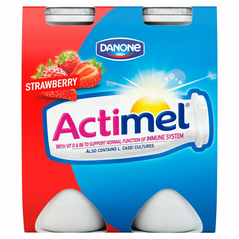 Actimel Strawberry 4 x 100g (400g) Actimel Strawberry 4 x 100g (400g)