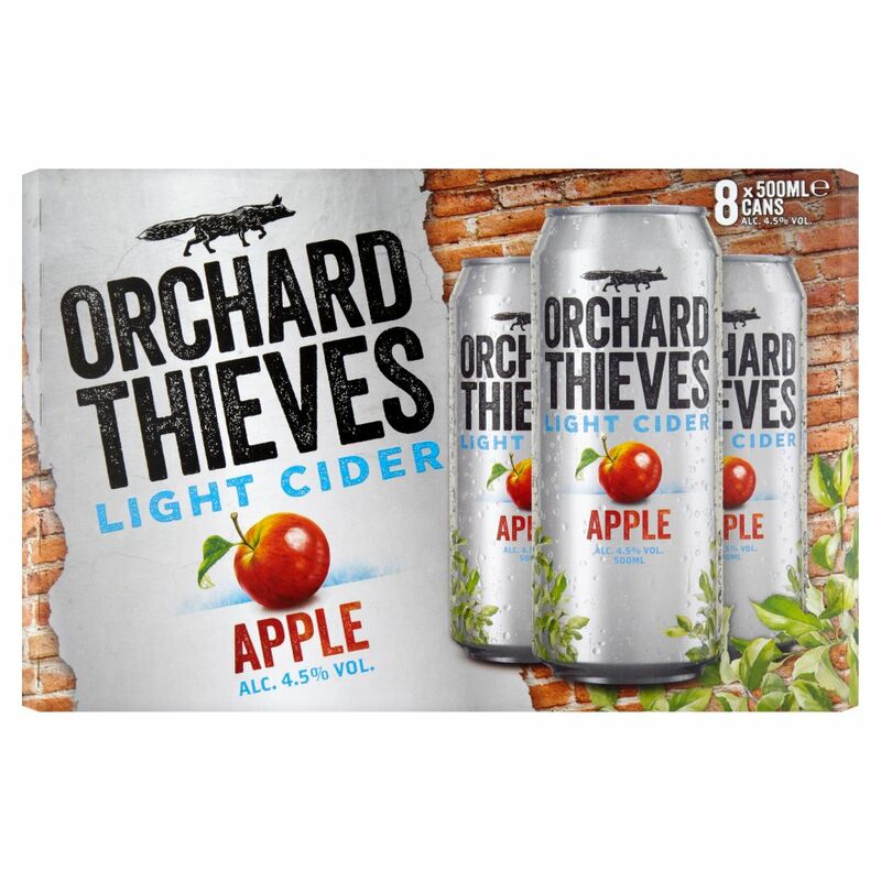 Orchard Thieves Light Cider Apple 8 x 500ml