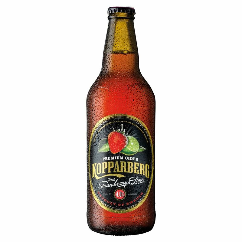 Kopparberg Premium Cider with Strawberry & Lime 500ml Kopparberg Premium Cider with Strawberry & Lime 500ml