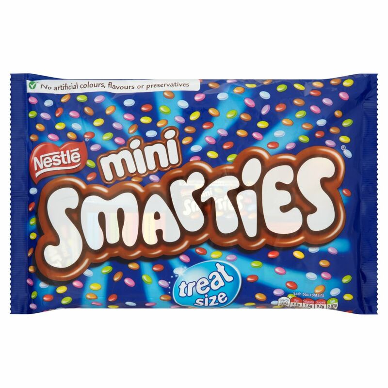 Nestlé® Smarties® Mini Milk Chocolate Sweets, Multipack of 18