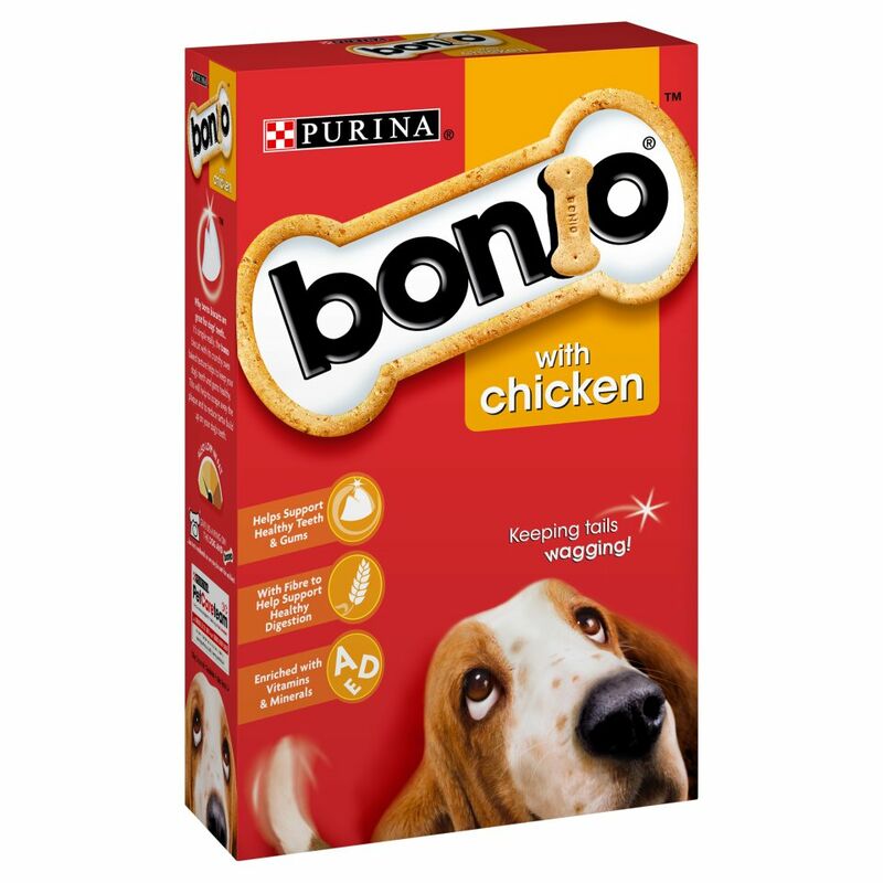 Bonio Dog Biscuit Chicken Flavour 650g
