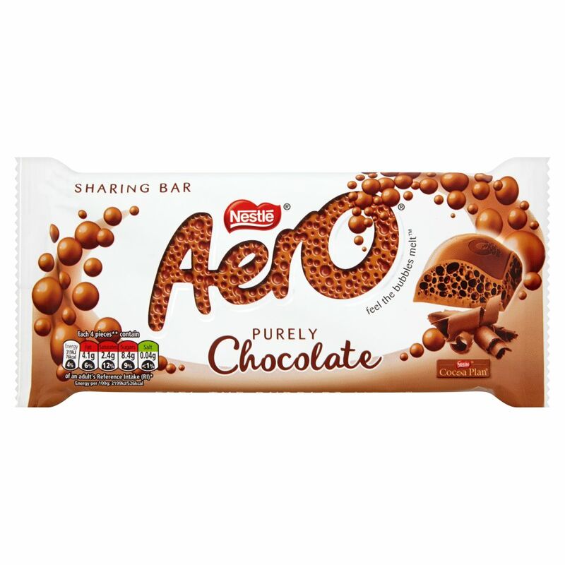 AERO Milk Chocolate Sharing Bar 100g