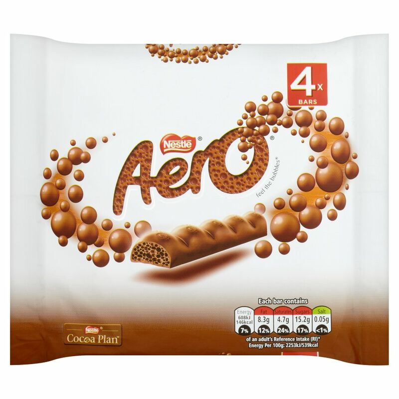 AERO Milk Chocolate Multipack (4 x 27g)