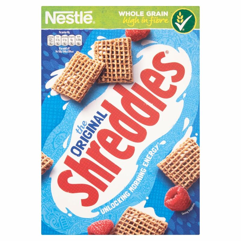 NESTLE ORIGINAL SHREDDIES Cereal 415g Box NESTLE ORIGINAL SHREDDIES Cereal 415g Box