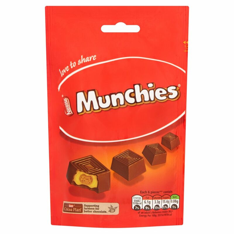 Munchies Chocolate Sharing Bag 113g