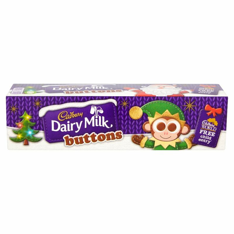 Cadbury Dairy Milk Buttons Chocolate Tube 72g