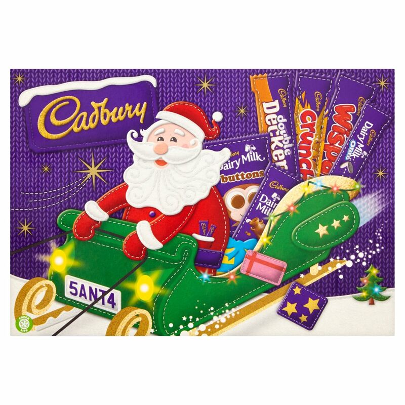 Cadbury Medium Santa Chocolate Selection Box 169g Cadbury Medium Santa Chocolate Selection Box 169g