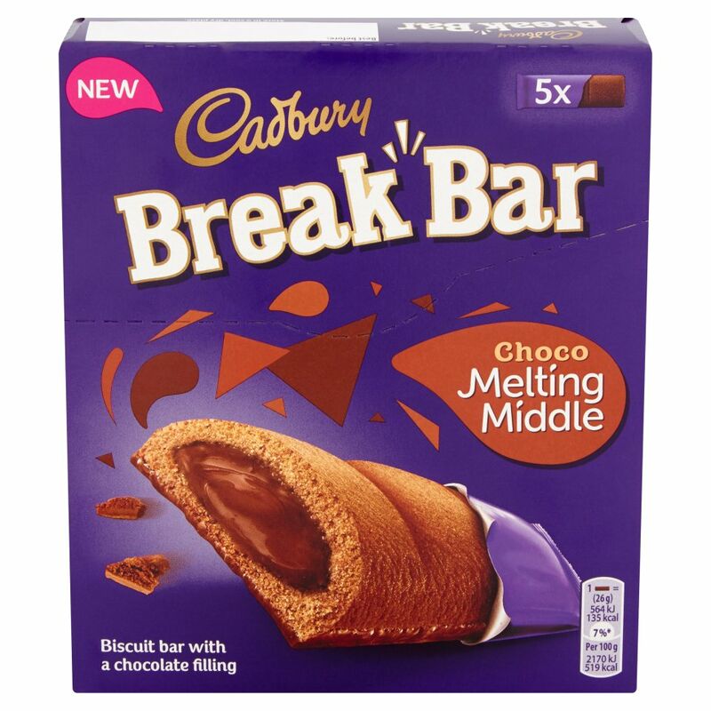 Cadbury Break Bar Melting Middle Chocolate 130g