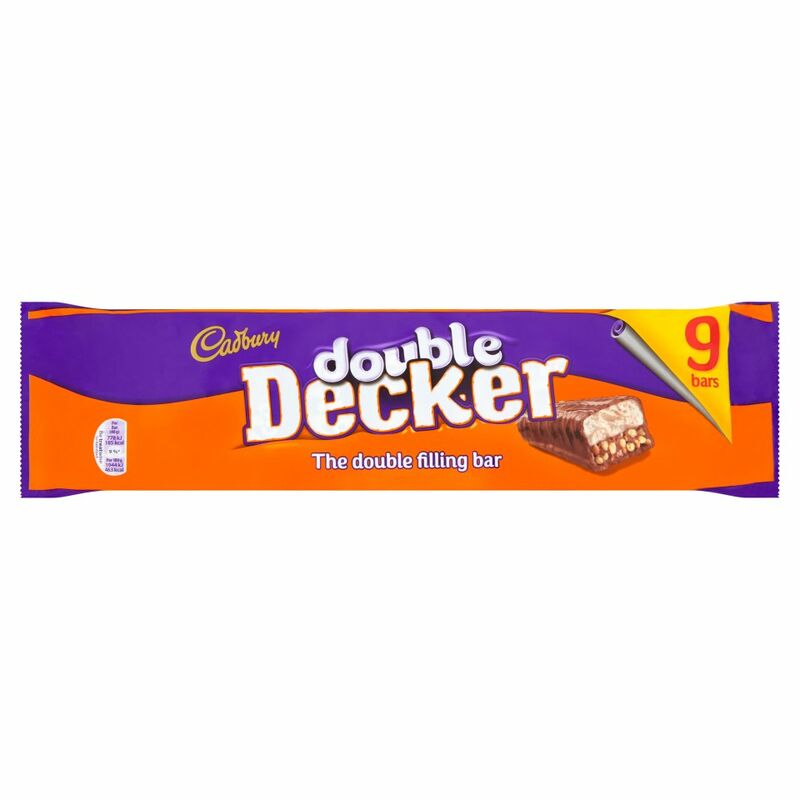 Cadbury Double Decker Chocolate Bar 9 Pack 360g