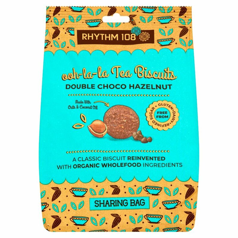 Rhythm 108 Ooh-la-la Tea Biscuits Double Choco Hazelnut Sharing Bag 135g