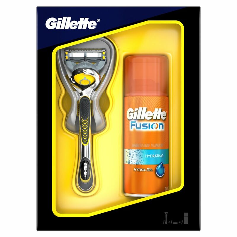 Gillette Fusion ProShield Razor Gift Set + Hydrating Shaving Gel