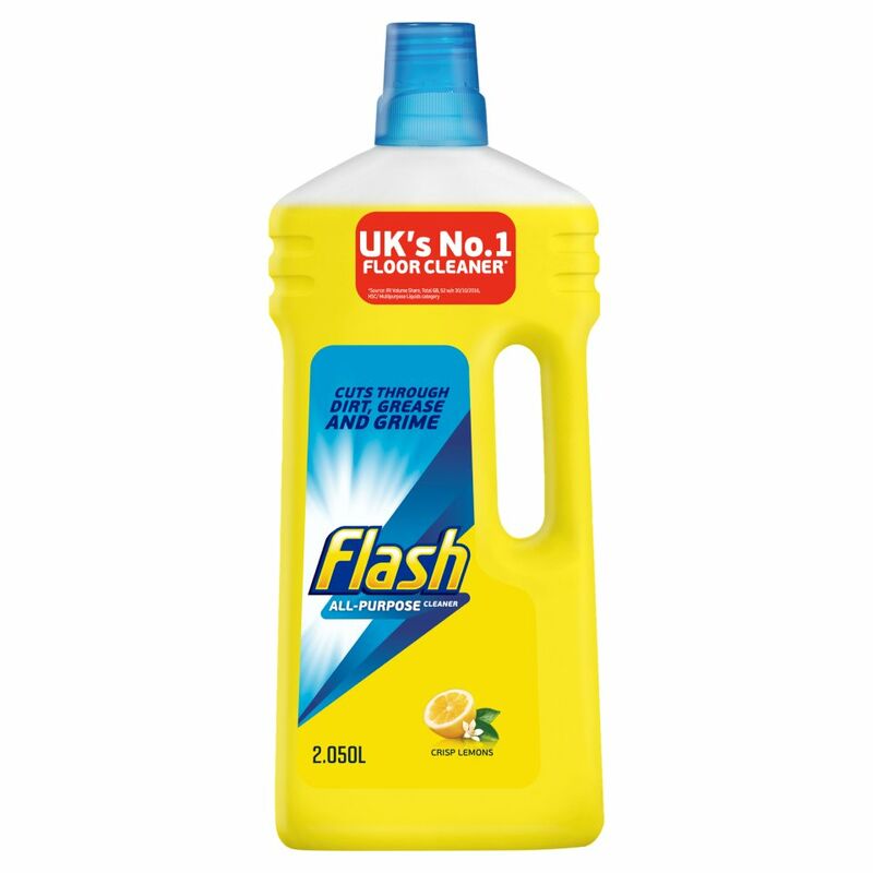 Flash Liquid Lemon Powerful Multi Surface Cleaner 2.050L Flash Liquid Lemon Powerful Multi Surface Cleaner 2.050L