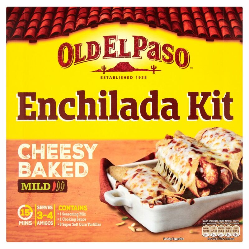 Old El Paso Enchilada Kit Cheesy Baked 663g Old El Paso Enchilada Kit Cheesy Baked 663g